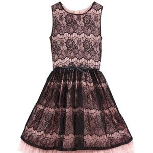 Joe & Ella lace crew neck dress